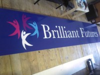 Mcqillian Signs | Office Fascia Sign in Multi-coloured printed vinyl.