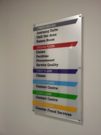 Perspex and Acrylic Signs - McQuillan Signs, Brighton.